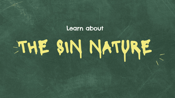 Learn About The Sin Nature