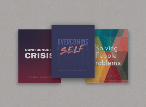 Album artwork for various specials from R. B. Thieme, Jr., Bible Ministries